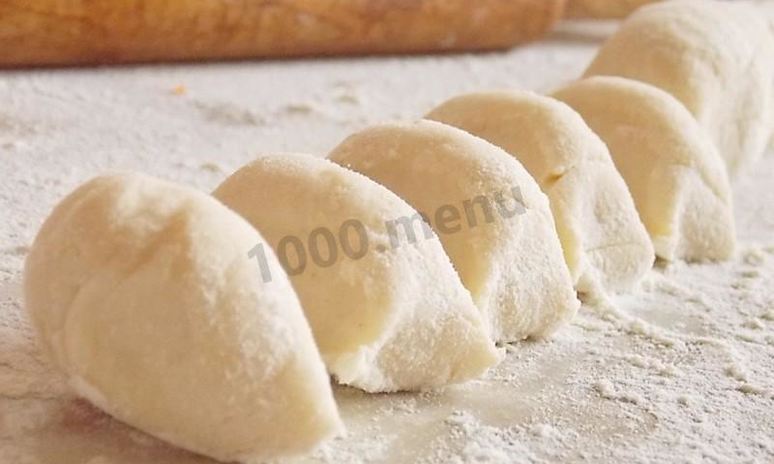 Рецепт теста на вареники с яйцом