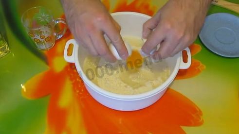 тесто на вареники с яйцом