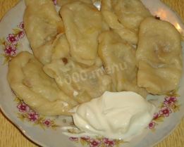 Вареники картофельные с грибами