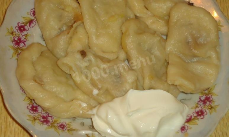 Рецепт вареников картофельных с грибами