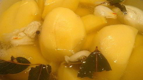 вареники на заварном тесте с сюрпризами в двух начинках