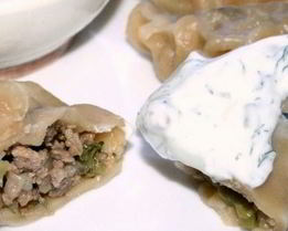 Вареники с брокколи