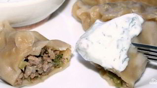 Вареники с брокколи