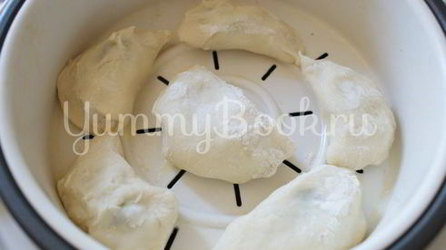 вареники с картошкой и грибами в мультиварке на пару