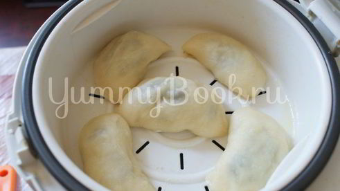 вареники с картошкой и грибами в мультиварке на пару