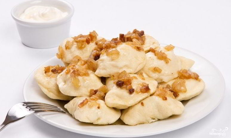 Рецепт вареников с картошкой