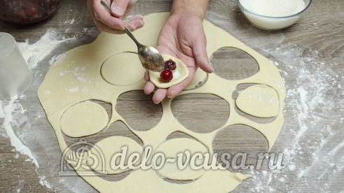 вареники с вишней