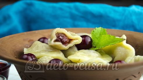 вареники с вишней