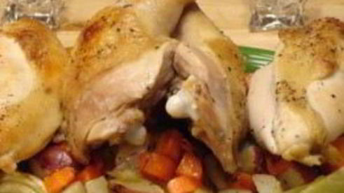 куриное жаркое с овощами