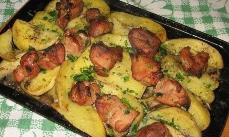 Рецепт слоеного жаркого