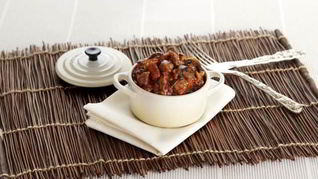 Жаркое из баранины с грибами