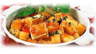 Жаркое из баранины со стручковой фасолью