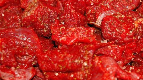 жаркое из говядины с грибами и овощами