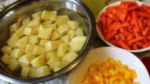 жаркое из индейки с картофелем