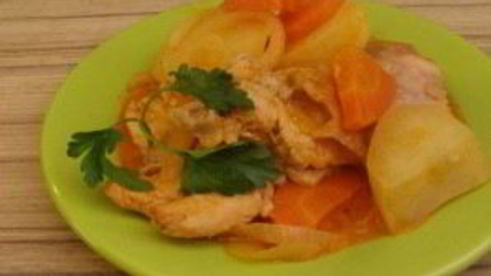 жаркое из кролика с картошкой