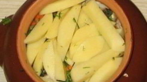 жаркое из кролика в горшочках