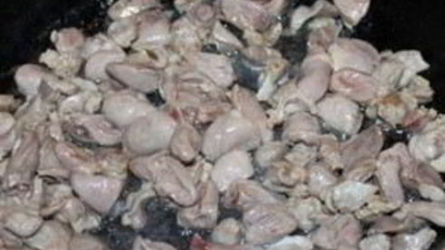 жаркое из куриных потрохов