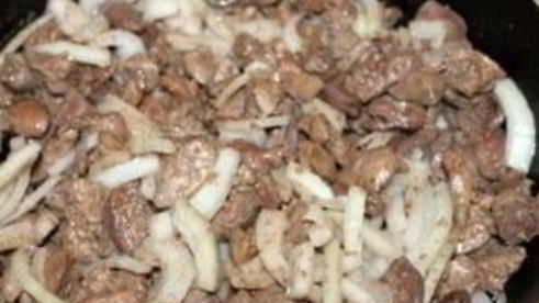 жаркое из куриных потрохов