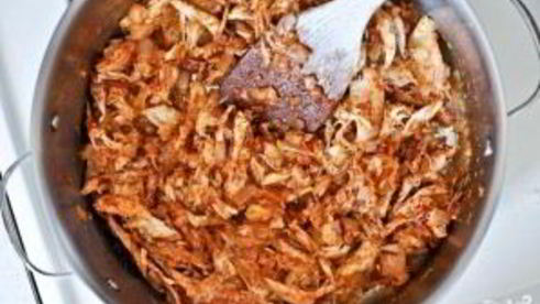 жаркое из курицы, фасоли и овощей