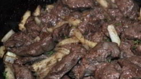 жаркое из оленины