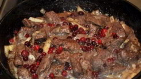 жаркое из оленины