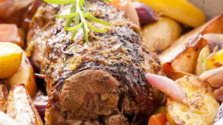 Жаркое из телятины с базиликом