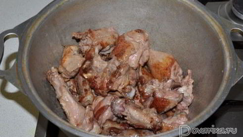 жаркое из утки с картофелем