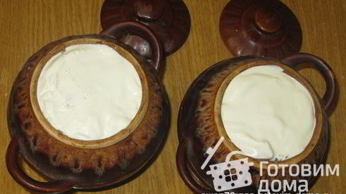 жаркое с грибами в горшочках