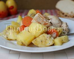 Жаркое с курицей в мультиварке