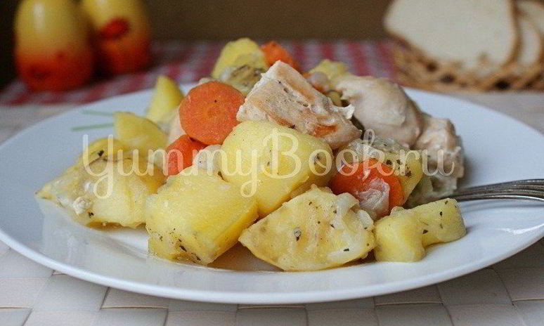 Рецепт жаркого с курицей в мультиварке