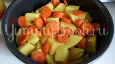 жаркое с курицей в мультиварке