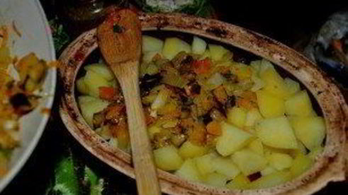 жаркое в духовке в утятнице