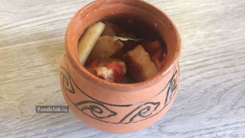 жаркое в горшочке