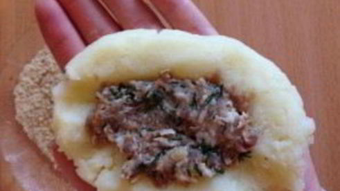 картофельные зразы с фаршем в духовке