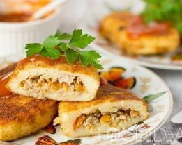 Картофельные зразы с фаршем