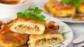 Картофельные зразы с фаршем