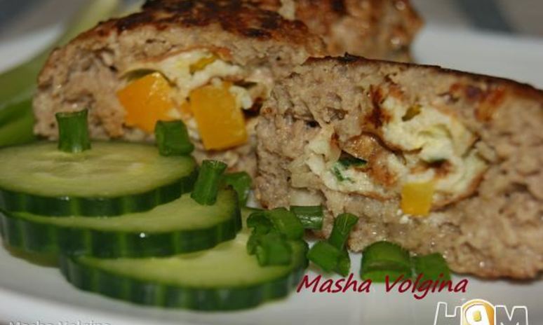 Рецепт мясных зраз с яичным блинчиком