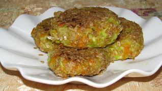 Овощные зразы с сыром