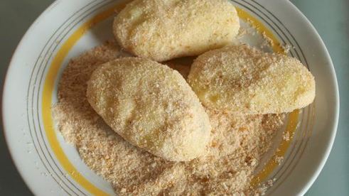 постные картофельные зразы с грибами