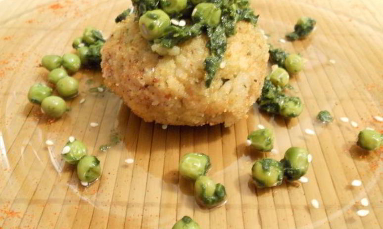 Рецепт рисовых зраз со шпинатом