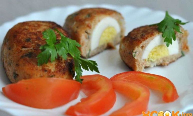 Рецепт рыбных зраз с яйцом