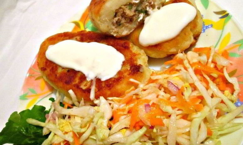 Рецепт зраз из пюре