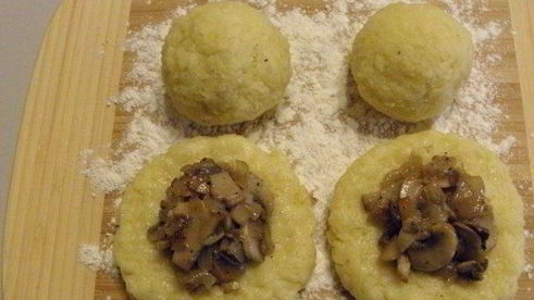 зразы картофельные с грибами