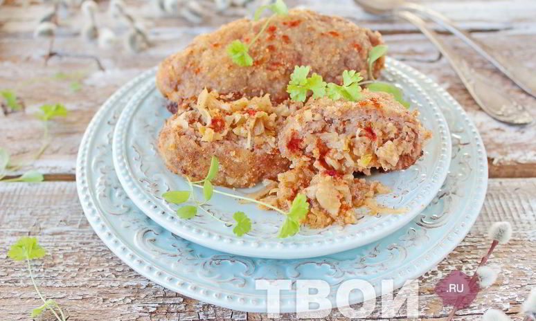 Рецепт зраз с капустой