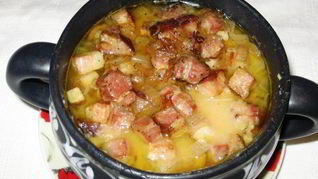 Гороховая каша в духовке