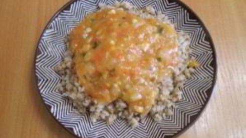 гречка под соусом