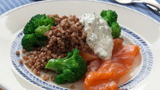 Гречка с брокколи