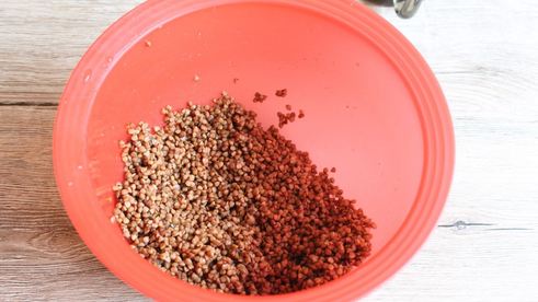 гречка с грибами и луком в мультиварке