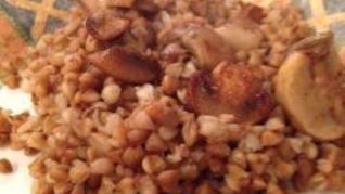 Гречка с грибами в мультиварке