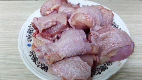 гречка с куриным мясом в казане